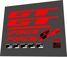 SET DECALCOMANIE ROSSE GT