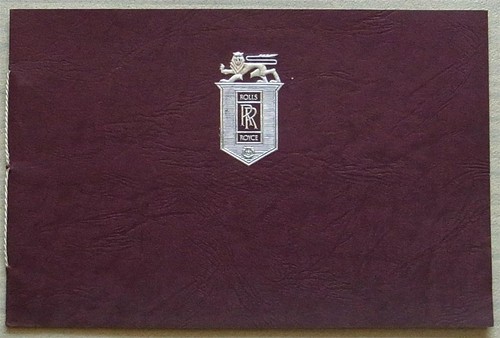 Brochure vendita rolls royce - vendita,