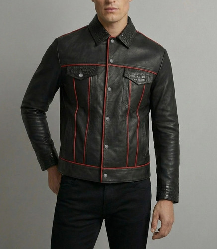 Giacca camionista uomo - , pelle