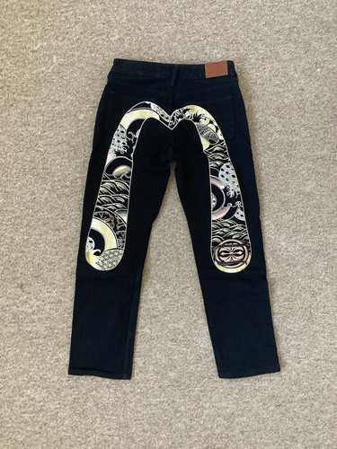 Jeans uomo nero evisu taglia - uomo,
