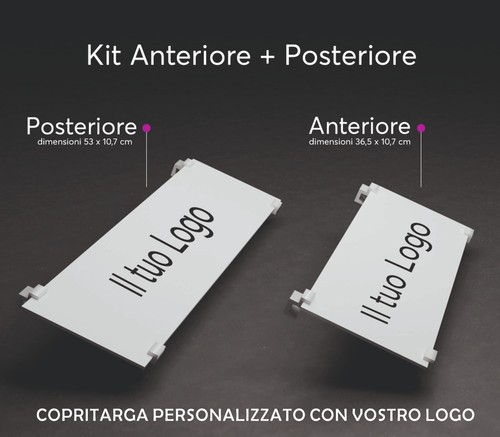 Copritarga alluminio - copritarga, in
