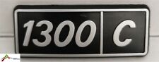 SCRITTA SIGLA LOGO TARGHETTA COFANO POSTERIORE "1300 C PER FIAT 131 1974>1980