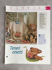 Schema punto croce Bambini Teneri orsetti
