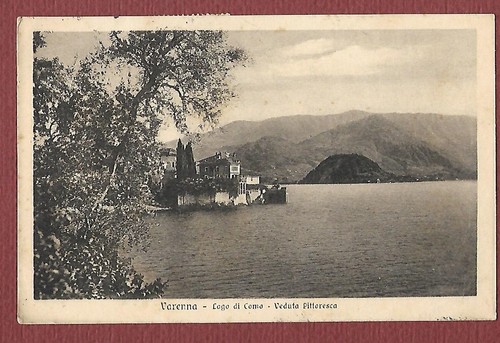 Cartolina varenna veduta - varenna,