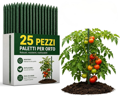 Set pezzi paletti in - 25,