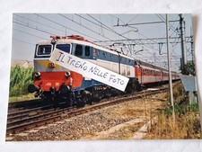 Fotografia Stazione di Migliarino Pisano Locomotore Elettrico FS E 656.202
