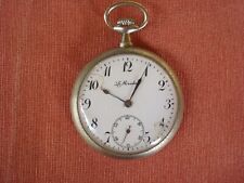 ANTICO OROLOGIO DA TASCA DA UOMO '' LE MERIDIEN '' SWISS MADE  FUNZIONA