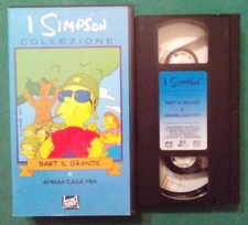 VHS Film Ita Animazione I Simpson Collezione Bart Il Grande Videocassetta(V88) °