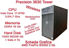 Precision 3630 Tower i7-9700 DDR4 16Gb SSD M2 256Gb + Sata 4 Tb