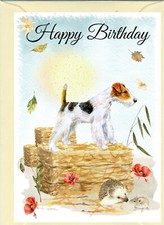 Biglietto Compleanno Cane Wire