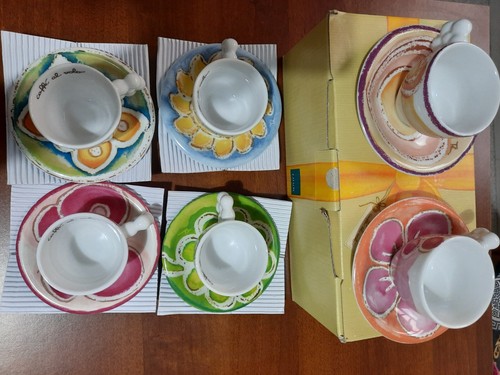 Thun set tazze caffe colorate - set,