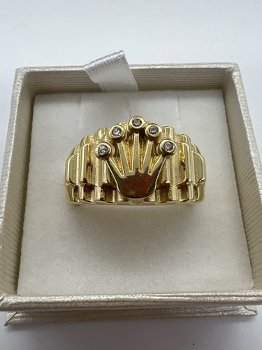 Anello uomo rolex oro - da,