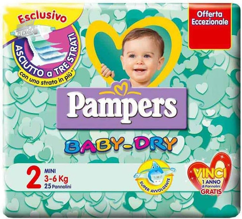 Pannolini pampers baby dry - pannolini,