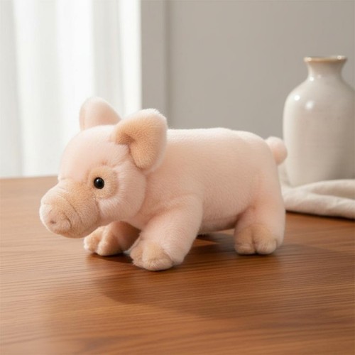 Peluche maialino sdraiato - peluche,