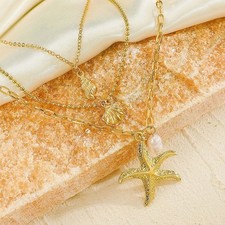 Collana di perle a tre strati