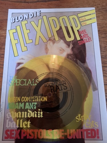 Vintage flexipop magazine 1981 - vintage,