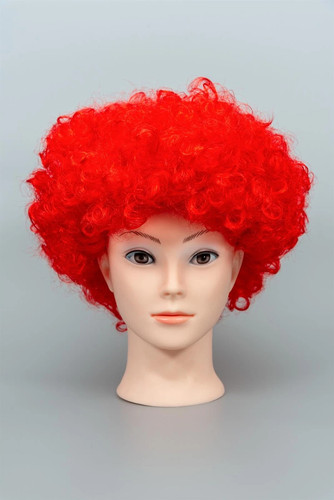 Parrucche afro ricce - , rosse