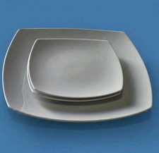 Set 3 piatti quadrati 30 cm e