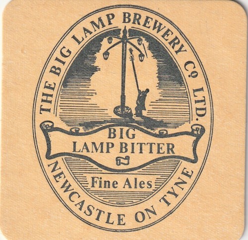 Beer mat the big lamp - beer,