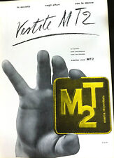  ANNI 50     ABBIGLIAMENTO VESTITI MT2 FRANCO GRIGNANI   ADVERTISING