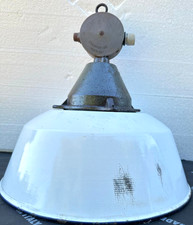 VINTAGE LAMPADA SOSPENSIONE INDUSTRIALE ARREDO BAR PIZZERIA PUB RISTORANTE 50S