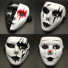 ? Maschera Halloween Clown della Morte – Maschera Full Face Dipinta a Mano, Str