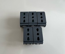 5x VIMAR 16203 BIPRESA SECURY STANDARD ITA 2 P + T 16 A P17/11 GRIGIO SERIE IDEA