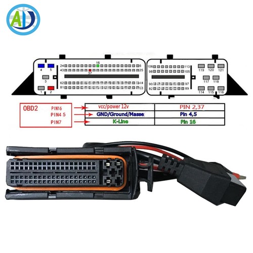 Connettore adattatore obd2 - connettore,