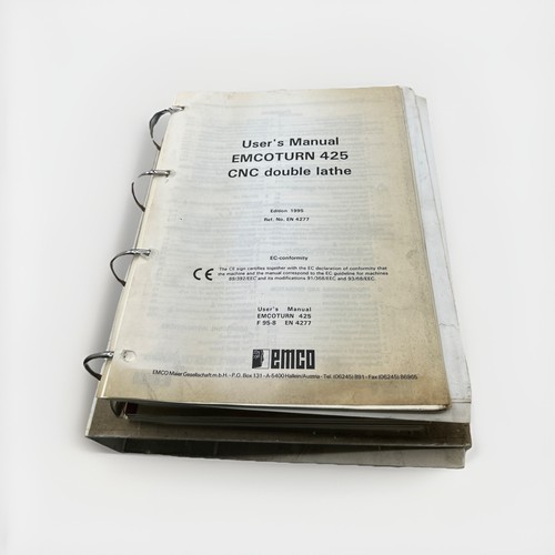Emco manuale utente emcoturn - utente,