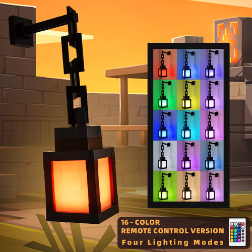 Luce notturna stile pixel