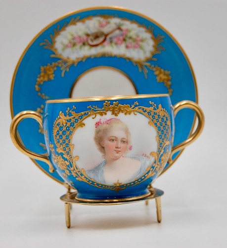 Antique sevres chateau - antique, des