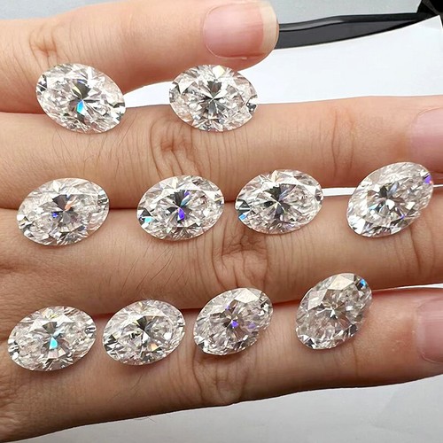 Pietra moissanite ovale taglio