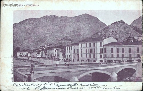 Cs308 cartolina sora panorama - sora,