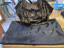 Borsa tote Chef in tela con motivo Zucca 2000-2010