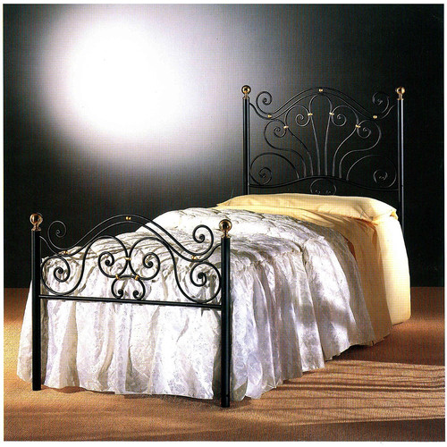 Letto singolo ferro battuto - singolo,