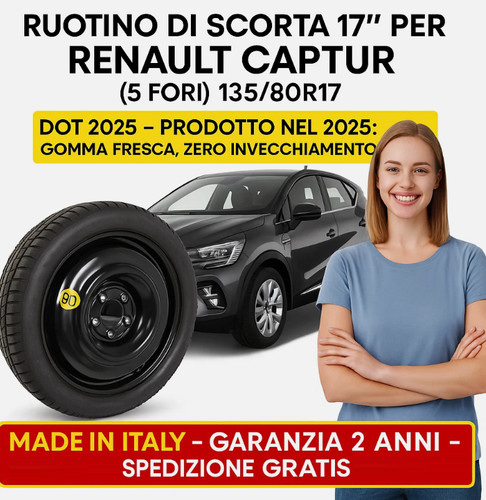 Ruotino scorta renault - ruotino, di