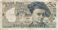 BANCONOTA 50 FRANCHI CINQUANTE