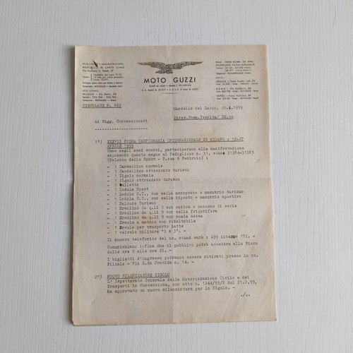1959 moto guzzi - moto,