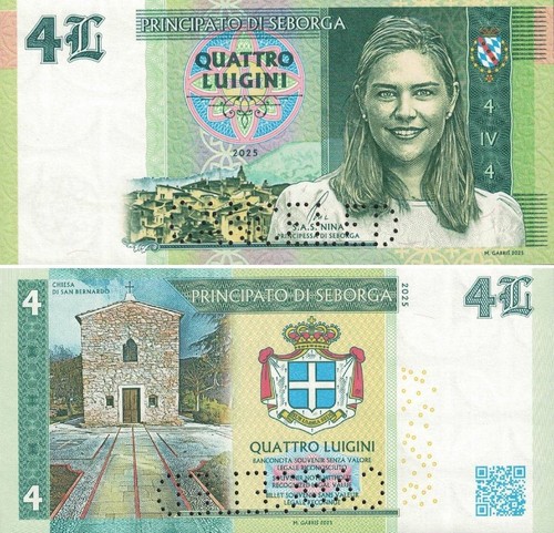 Banconota matej gabris seborga - banconota,