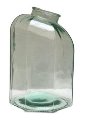 VASO VETRO SOFFIATO TRASPARENTE MURANO DA DROGHERIA venini fontana arte toso