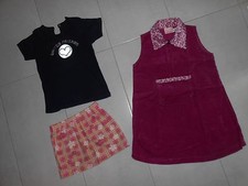 Lotto Stock bambina 18/24 mesi scamiciato velluto maglia benetton gonna