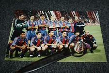  Photo de Presse )) équipe FC BARCELONA / MILAN AC en finale champions league 94