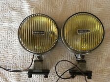 COPPIA FARI FENDINEBBIA  GIALLI- CARELLO 384 – c.a 140 mm - COMPLETI DI SUPPORTI