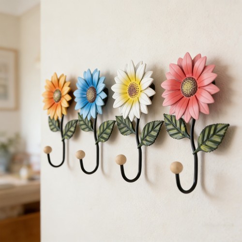 Set ganci fiori metallo - set,