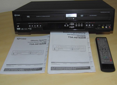 Funai t3a a8182 vhs - t3a-a8182, dvd