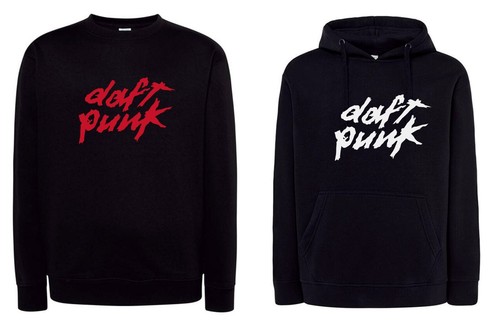 Felpa daft punk nera con - daft,