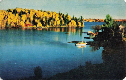 Cartolina bay fish canoa - cartolina,