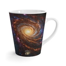 Spiral Galaxy Latte Mug