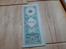 Rare carnet de score bridge