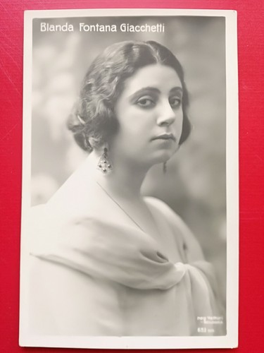 Cartolina foto blanda fontana - blanda,